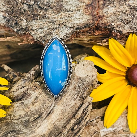Doublet Opal 925 Sterling Silver Ring - Picture 1 of 1